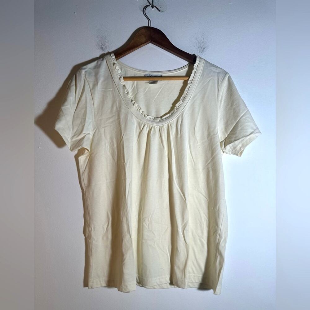 Anthony Richards Ivory Short Sleeve Tee